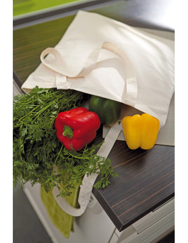 Bolsa de algodón PURE  asas largas