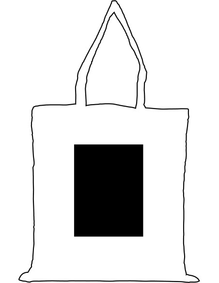 Bolsa de algodón PURE  asas largas