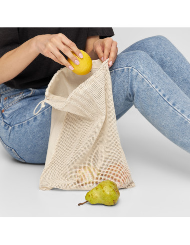 Bolsa de malla para frutas y verduras SUPER FOOD L