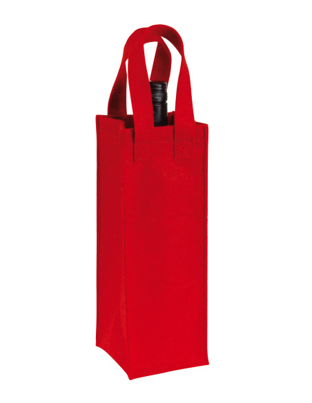 Porta botella de fieltro CABERNET