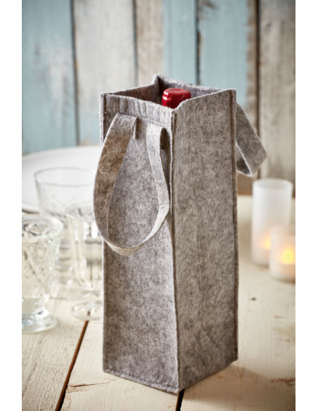 Porta botella de fieltro CABERNET