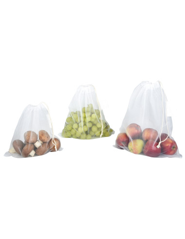 Conjunto de bolsas de malla para frutas y...