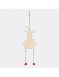 Colgante/Regalo, árbol de navidad WOODEN RUDOLPH 2