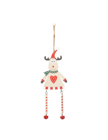 Colgante/Regalo, árbol de navidad WOODEN RUDOLPH
