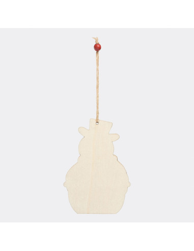 Colgante/Regalo, árbol de navidad WOODEN SNOWI