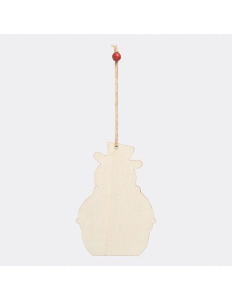 Colgante/Regalo, árbol de navidad WOODEN SNOWI