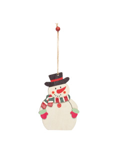 Colgante/Regalo, árbol de navidad WOODEN SNOWI