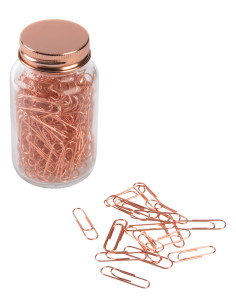 COOPER CLIP clips de papel en un bote