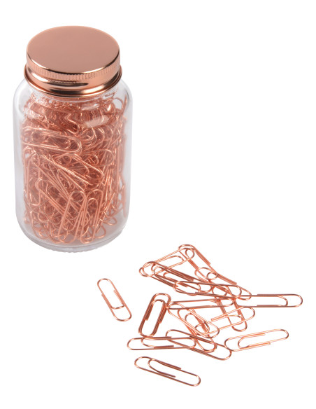 COOPER CLIP clips de papel en un bote