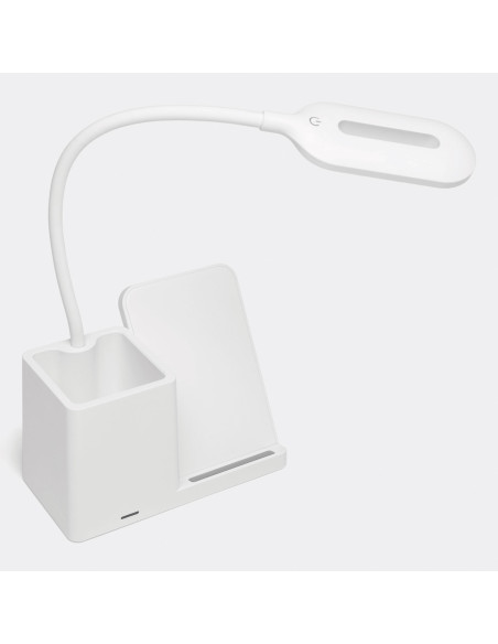 Lámpara de escritorio con estación de carga LIGHT & CHARGE