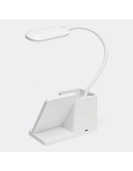 Lámpara de escritorio con estación de carga LIGHT & CHARGE