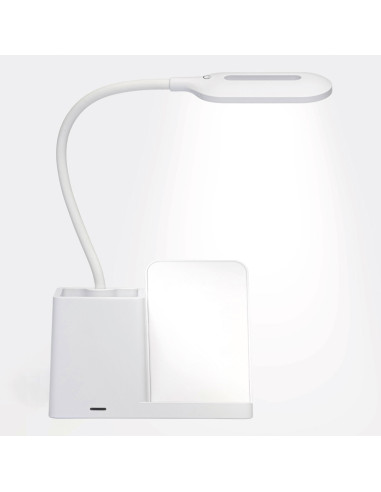 Lámpara de escritorio con estación de carga LIGHT & CHARGE