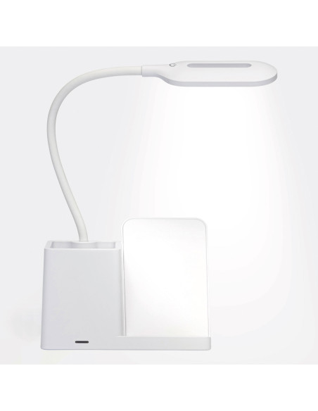 Lámpara de escritorio con estación de carga LIGHT & CHARGE