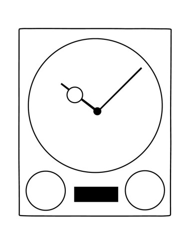 Reloj de pared SATURN