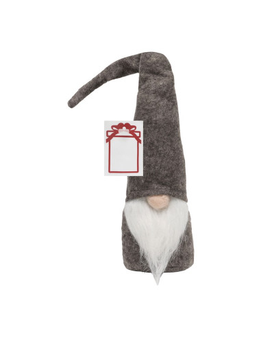 Gnomo navideño de fieltro con sombrero...