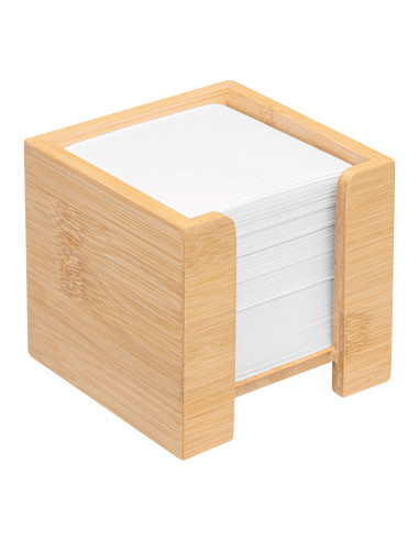 Cubo de notas memo NEVER FORGET BAMBOO