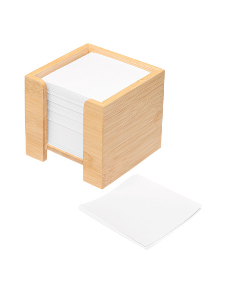 Cubo de notas memo NEVER FORGET BAMBOO