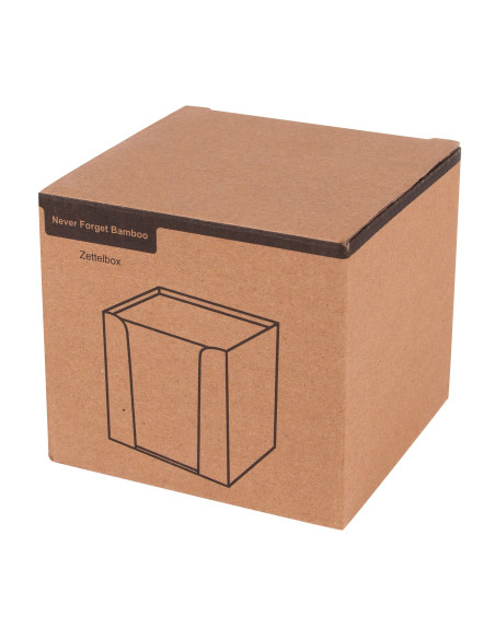 Cubo de notas memo NEVER FORGET BAMBOO