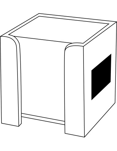 Cubo de notas memo NEVER FORGET BAMBOO