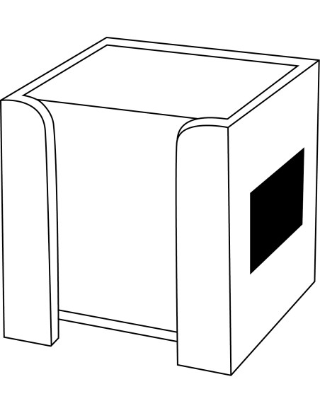 Cubo de notas memo NEVER FORGET BAMBOO
