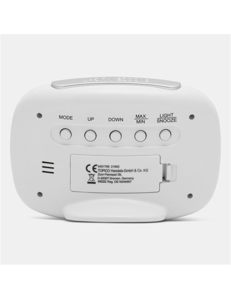 Estación meteorológica y reloj, CALOR