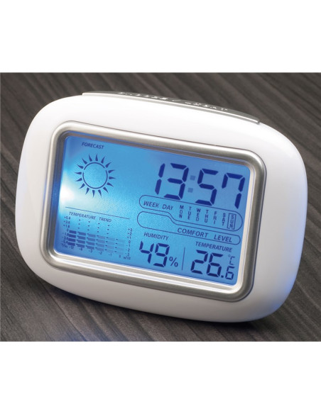 Estación meteorológica y reloj, CALOR