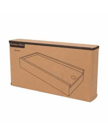 Set de vino y queso BAMBOO WINE