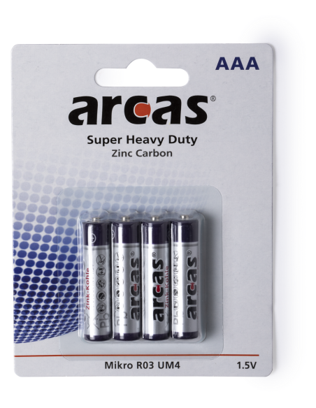 Blister 4 Pilas 1,5V AAA/ R03