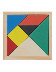 Puzzle de madera TANGRAM BASE 2