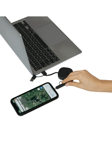 Cable de carga y transferencia de datos TRANSFER SQUARE