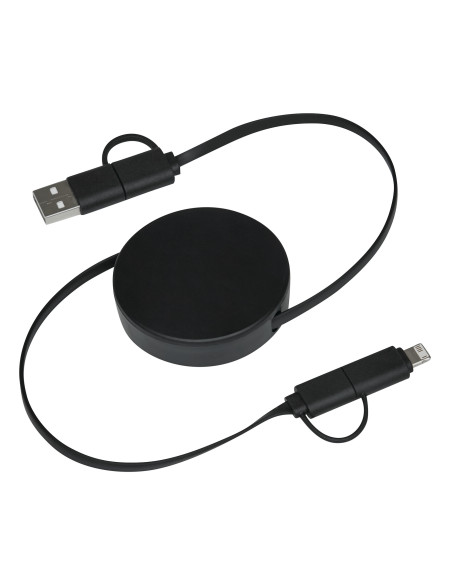 Cable de carga y transferencia de datos TRANSFER ROUND