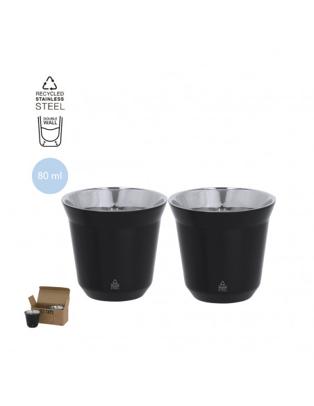Set Vasos Kodet en Acero