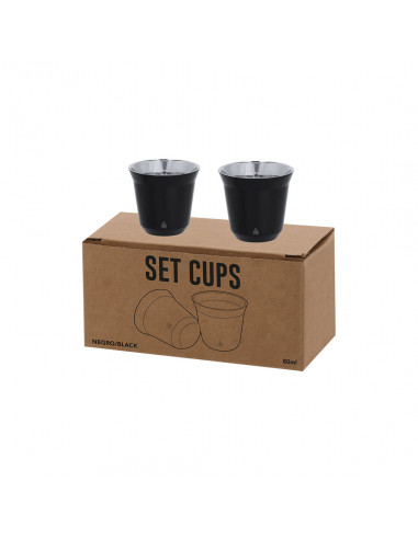 Set Vasos Kodet en Acero