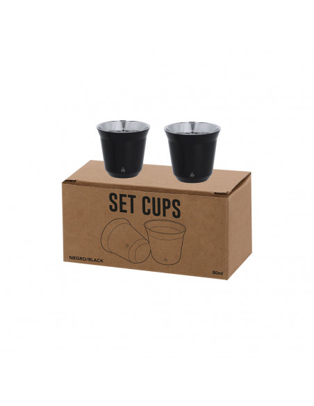Set Vasos Kodet en Acero