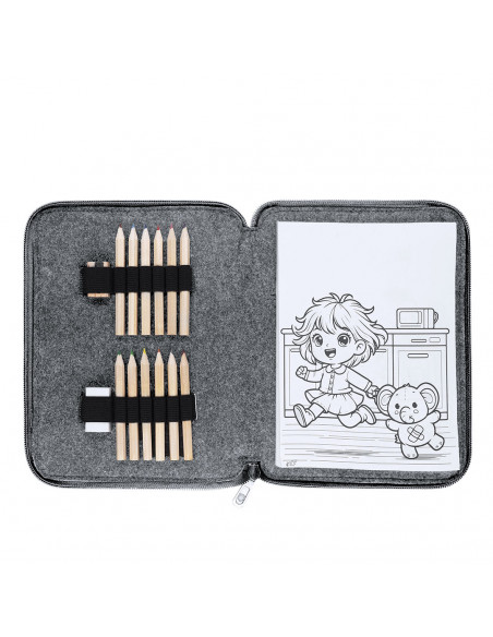 Set de Lápices de Colores Shepher en Estuche de Fieltro RPET