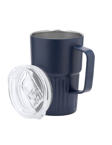 Taza Térmica Finbar en Acero Inox Reciclado 400 ml