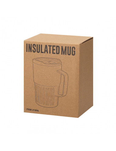 Taza Térmica Finbar en Acero Inox Reciclado 400 ml