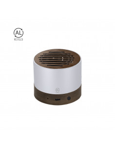 Altavoz Kolin en Aluminio Reciclado y Madera de Nogal 3W...