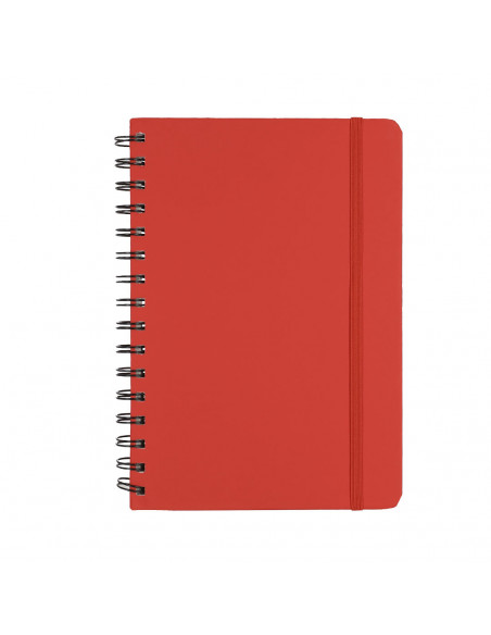 Libreta de anillas Pusik con tapas de PU reciclada