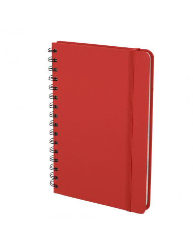 Libreta de anillas Pusik con tapas de PU reciclada