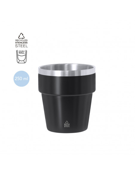 Vaso Térmico Mayden en Acero Inox Reciclado 250 ml