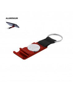 Llavero Soporte Nevin con Moneda para Carro