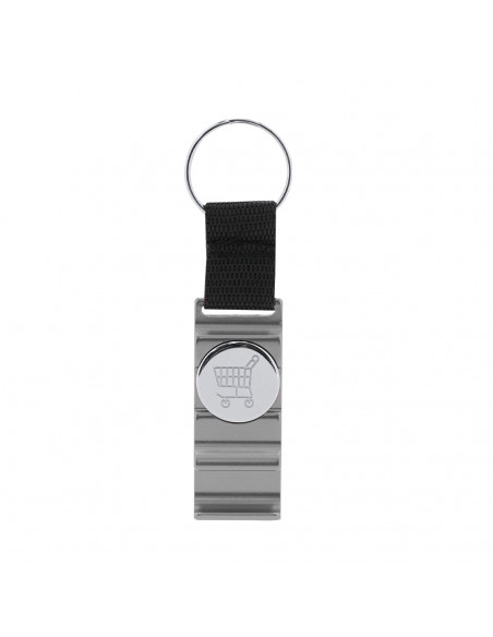 Llavero Soporte Nevin con Moneda para Carro