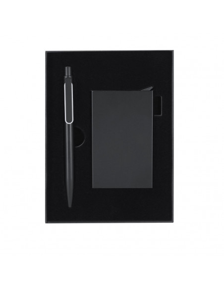 Set Randolph con bolígrafo y tarjetero en Aluminio Reciclado