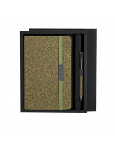 Set Malcon de bloc de notas y bolígrafo en Fibra de Té 2