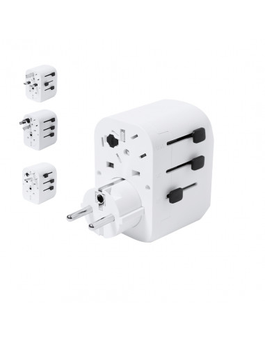 Adaptador de Enchufe Universal Wando con USB y Tipo C