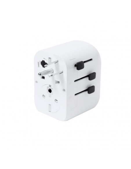 Adaptador de Enchufe Universal Wando con USB y Tipo C