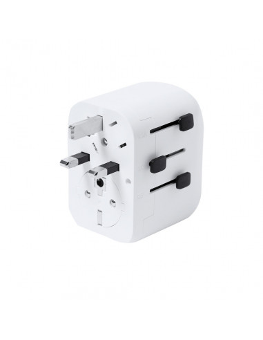 Adaptador de Enchufe Universal Wando con USB y...