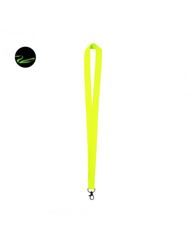 Lanyard Cofmil Fluorescente en Poliéster