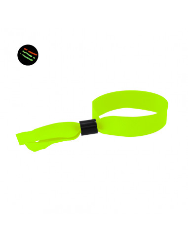 Pulsera Fluorescente Clasmy  con Cierre de Seguridad